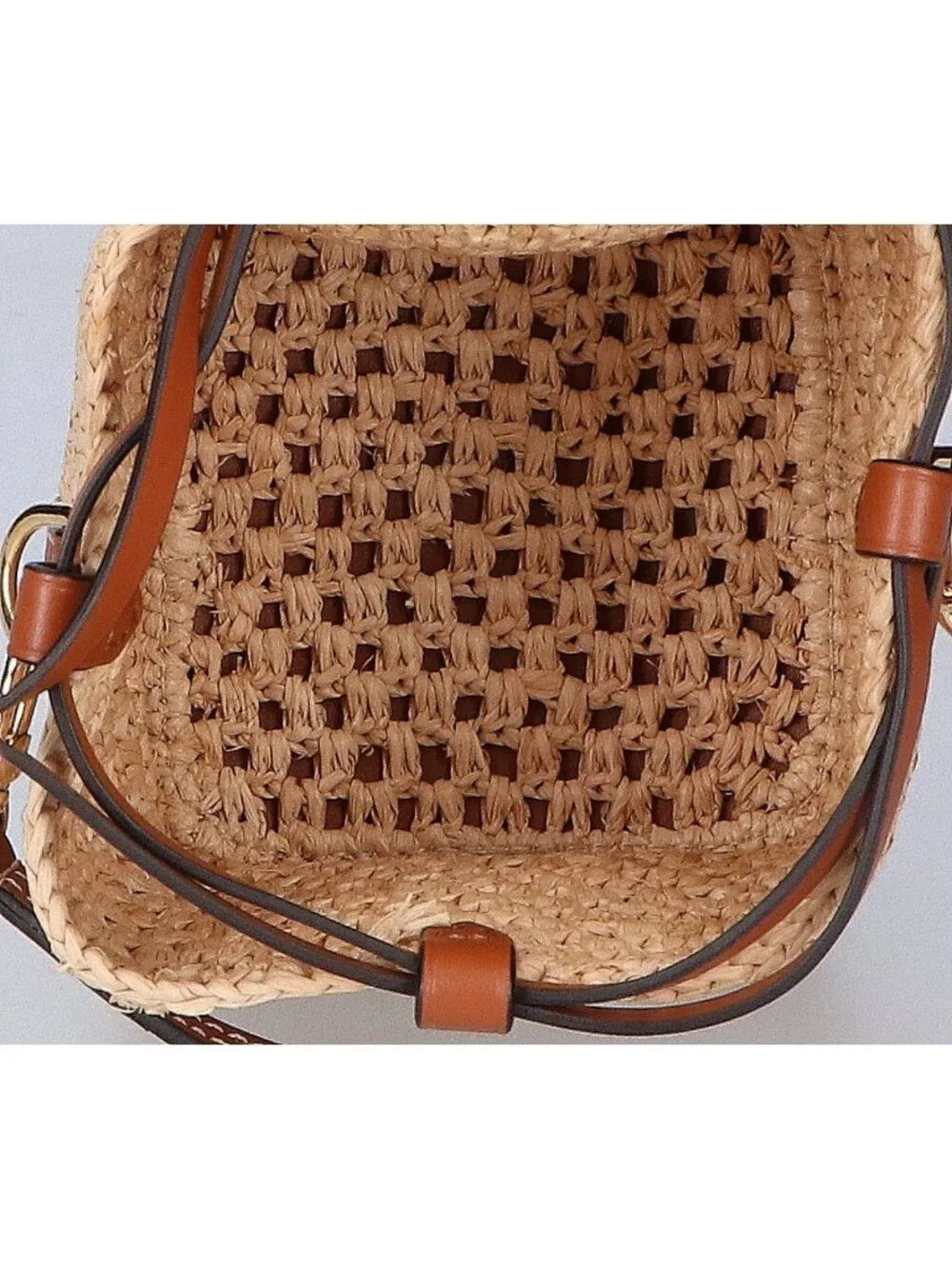 Louis Vuitton Mint Rafia Noe Perth 2-Way Drawstring Bag